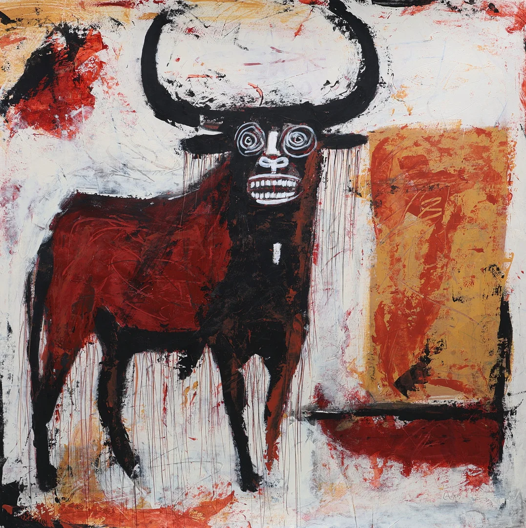 LARS TUNEBO. Mixed media, original, på papper, signerad. — Engravings & Prints — Gomér & Andersson Jönköping