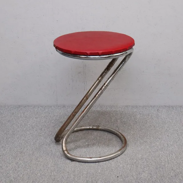 PALL, stålrör, Z-pall, funkis, 1930/40-tal.
