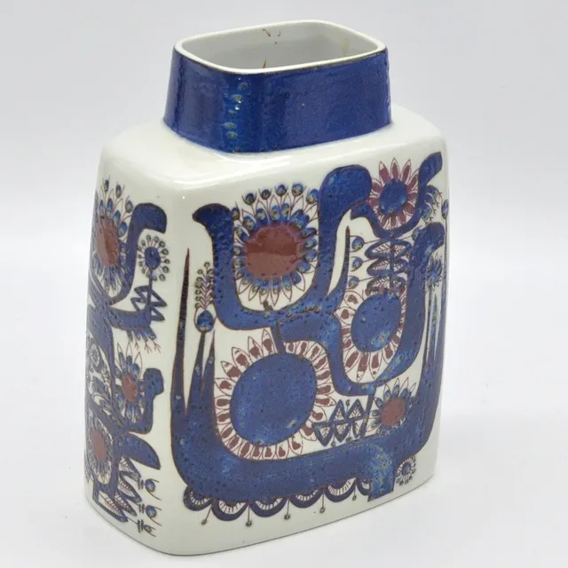 BERTE JESSEN. ROYAL COPENHAGEN, VASE, FAYANCE, MODELL 436 3121, DÄNEMARK, UM 1960ER.