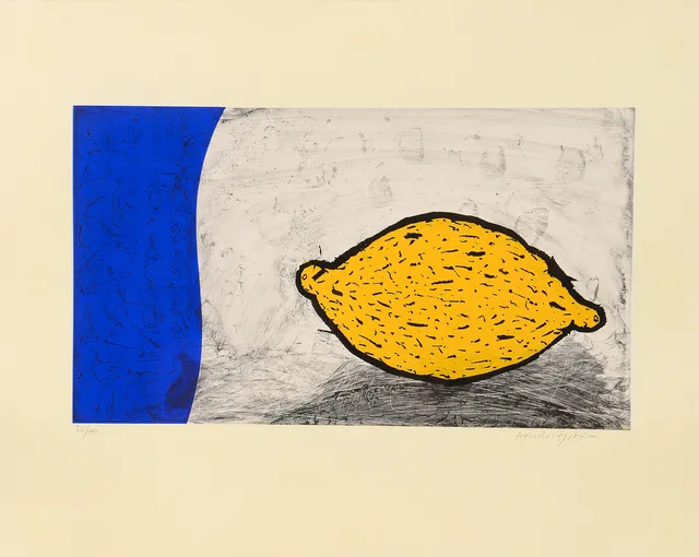 ARNOLD HAGSTRÖM. Citron, färglitografi, signerad samt numrerad.