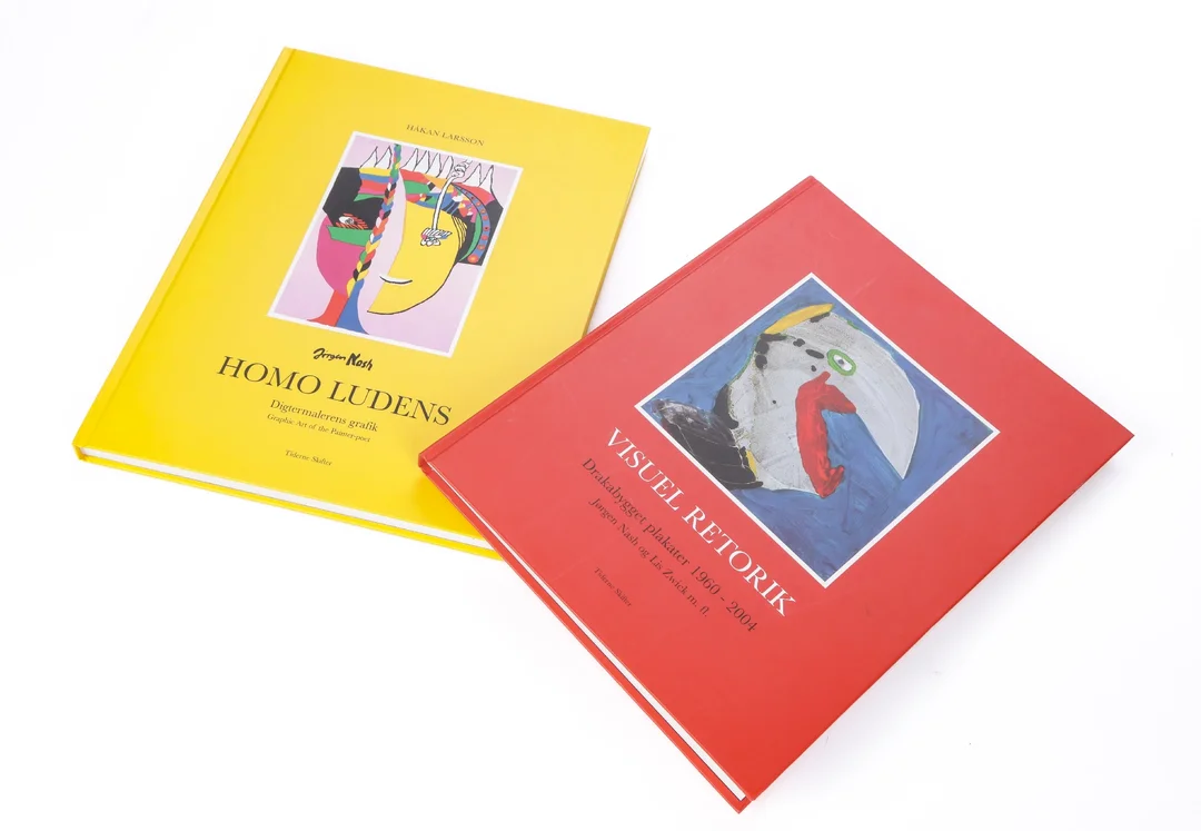 Jørgen Nash. Two books with accompanying lithographs (2) — Paintings and sculptures/Prints and photography — Lauritz