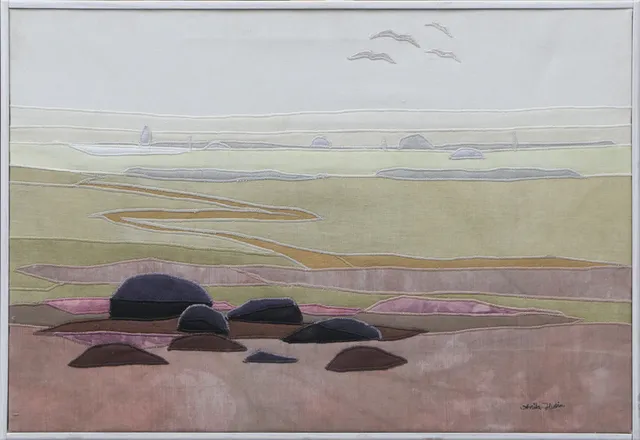 ANITA HEDIN. TEXTILT KONSTVERK, Alvarmark, Öland, 2011.