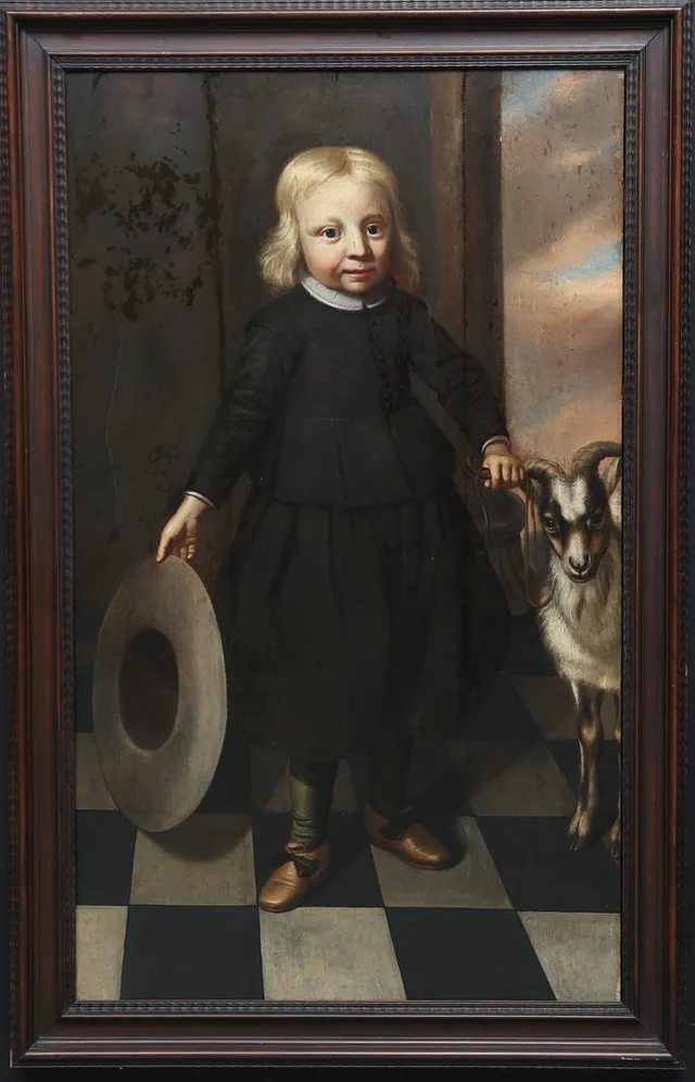 OKÄND KONSTNÄR. Olja på pannå, Flamländsk skola, 1600-tal, osignerad.