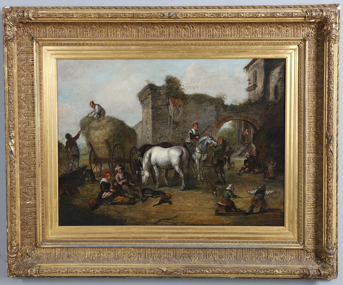 FOLLOWER OF PHILIPS WOUWERMAN (1619-1668). THE HUNTING PARTY. — Paintings — Lawrences Auctioneers