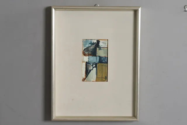 PÄR LINDBLAD. "Gatan", olja på papper.