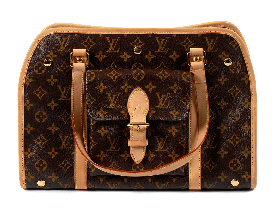 VÄSKA LOUIS VUITTON hundväska mod. Sac Baxter GM (en nit vid hantag fattas) 39x27x19 dustbag — Accessoarer/Väskor — Kaplans