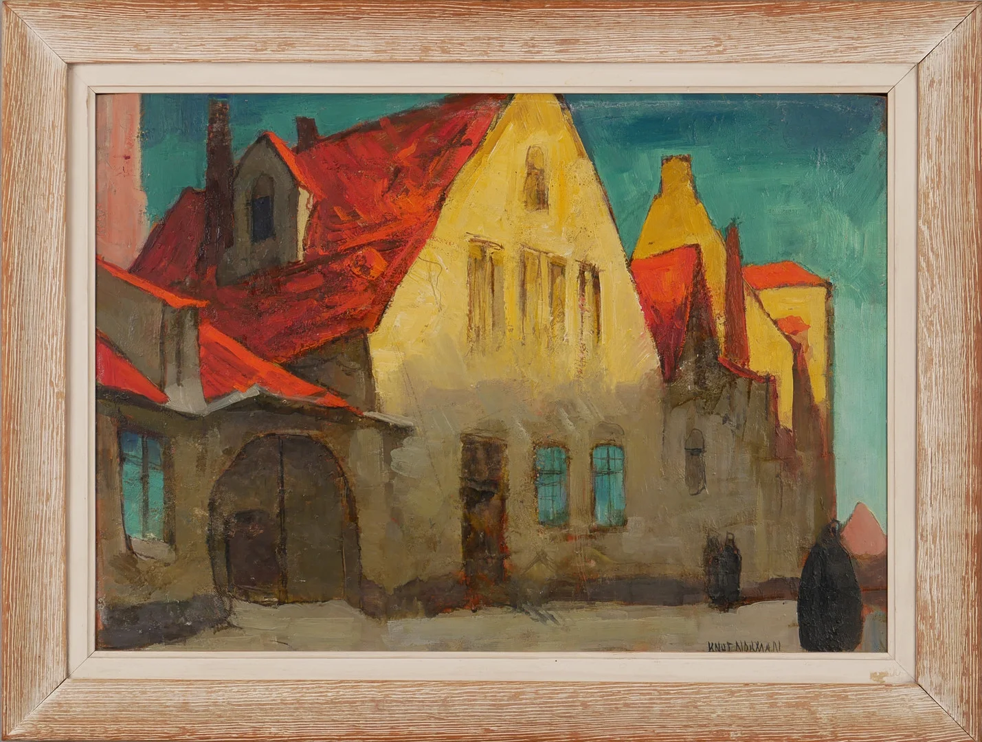 KNUT NORRMAN. Olja på pannå, signerad Knut Norrman. — Paintings — Auktionsfirma Kenneth Svensson i Kalmar