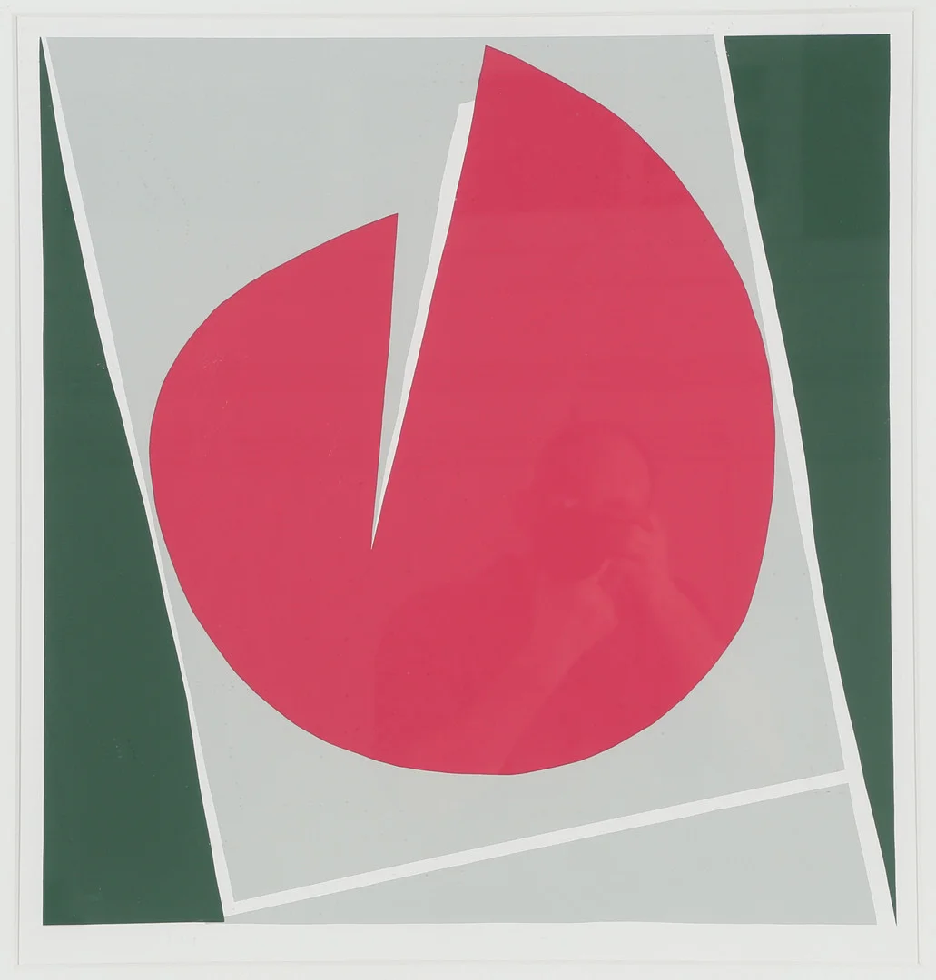 RICHARD MORTENSEN. Konkret komposition, serigrafi. — Engravings & Prints — Bidstrup Auktioner