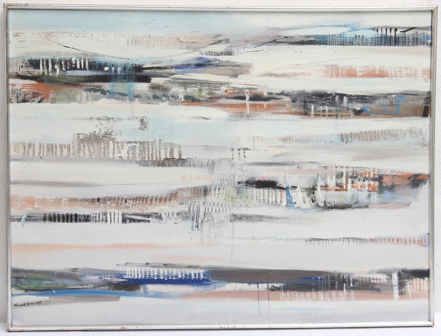 LEIF KNUDSEN. Olja på duk. "Kust efter kust". Signared -65. — Paintings — Göteborgs Auktionsverk