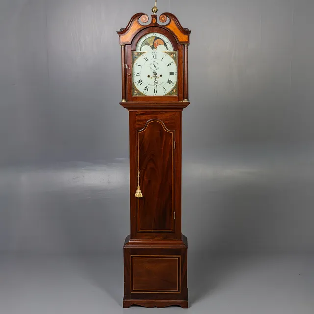 ALLISON OF MONTROSE MAHOGANY LONGCASE CLOCK C.1800.