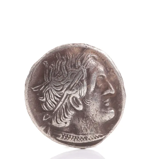 SILVERMYNT, Tetradrachm, Ptolemy IV 225-205 f. Kr Grekland.