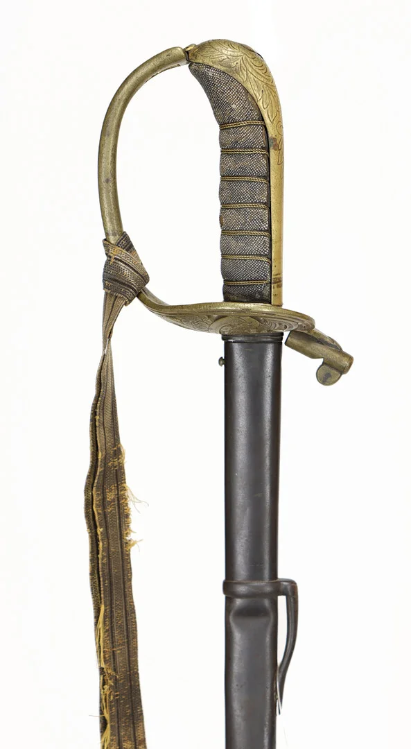 786. SABEL, Svensk, för inf.off. ca 1870 sk tillåten modell. — Edged weapons — Walter Borg
