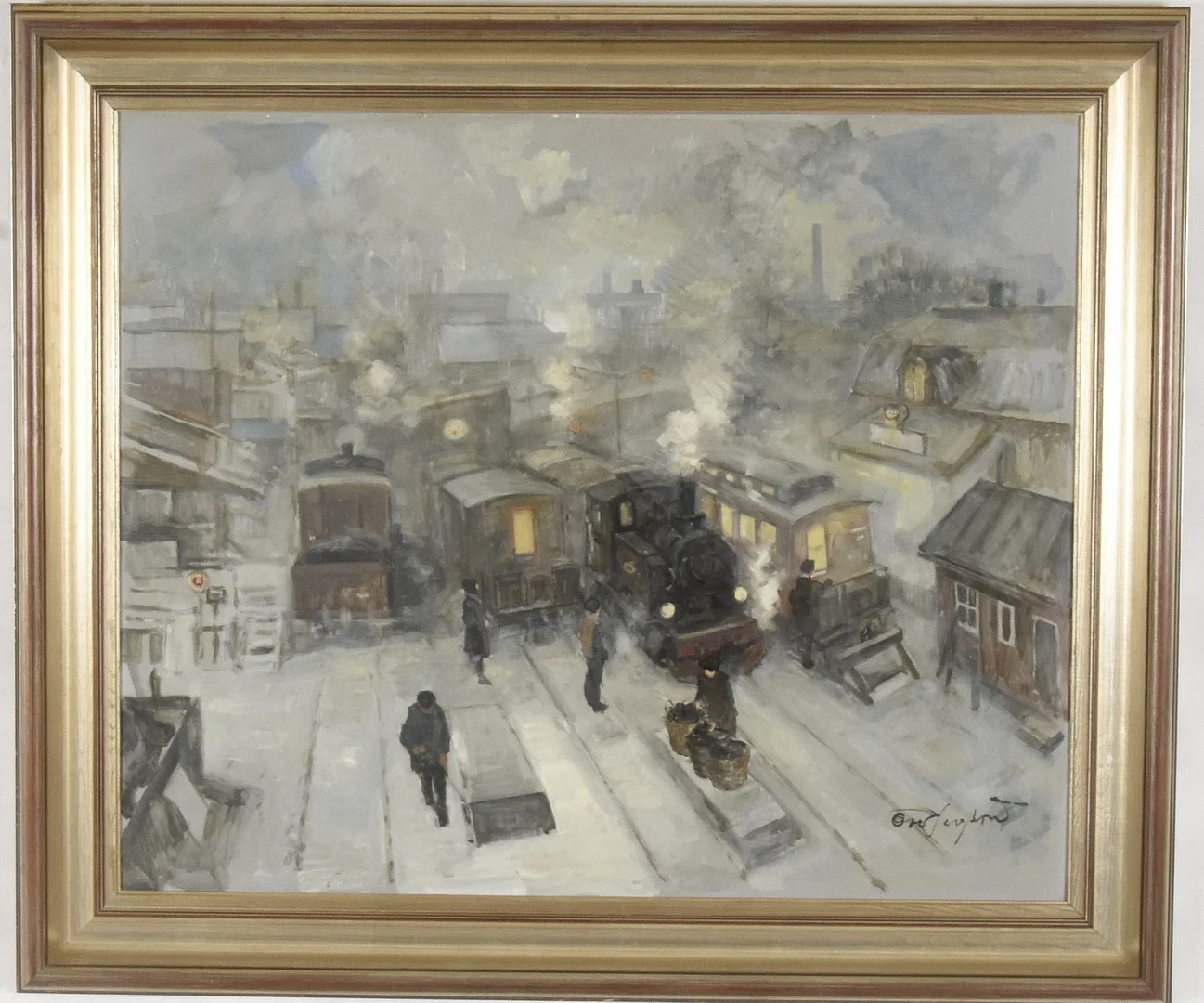 OVE PERSSON. Olja på pannå. — Paintings — Halmstads Auktionskammare