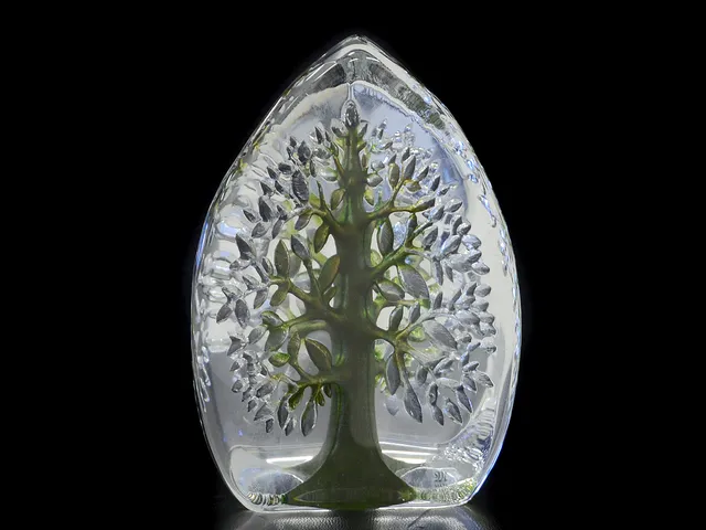Glasskulptur Målerås Mats Jonasson H14cm