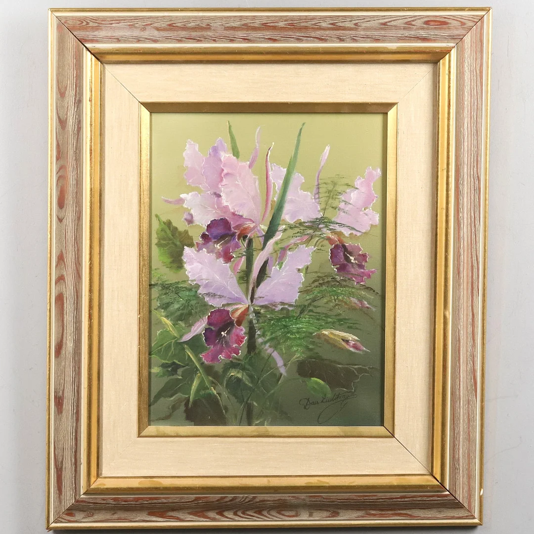 DAN LINDSTRAND. OLJA PÅ DUK, stilleben, signerad. — Paintings — Örebro Stadsauktioner