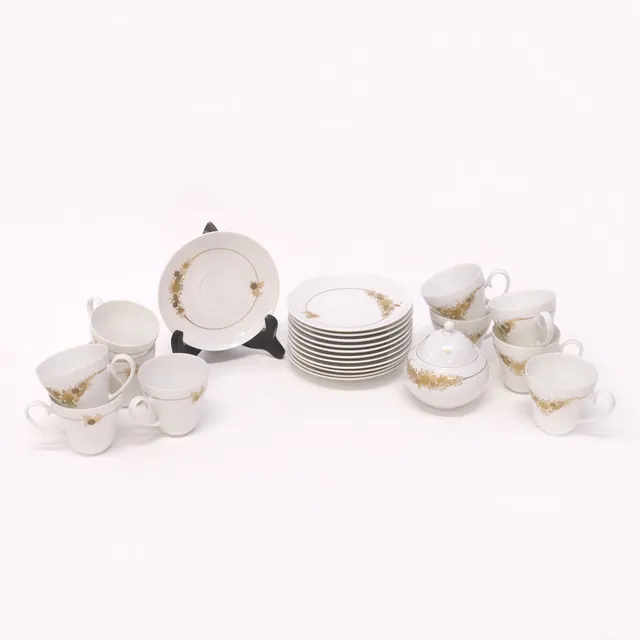 BJÖRN WIINBLAD. MOCCASERVIS, "ROMANZE", 23 DELAR, ROSENTHAL.
