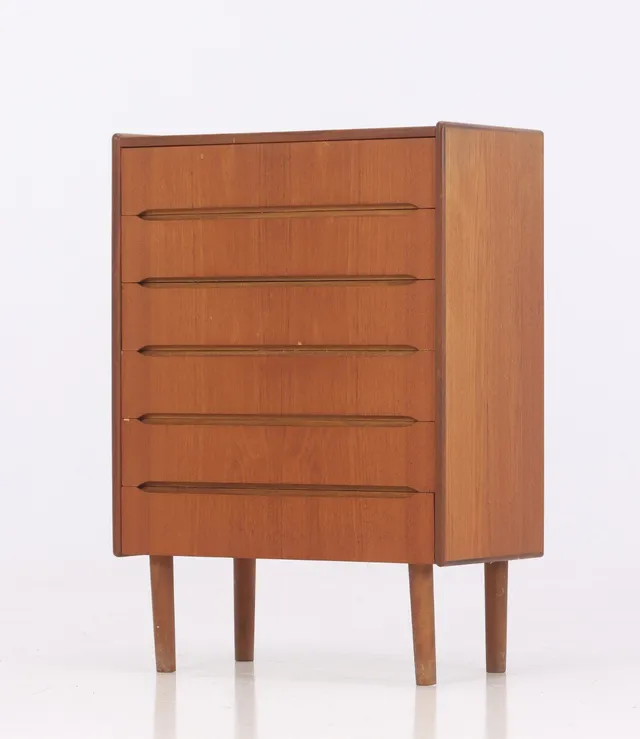 Kommode af teak, 1950-60'erne