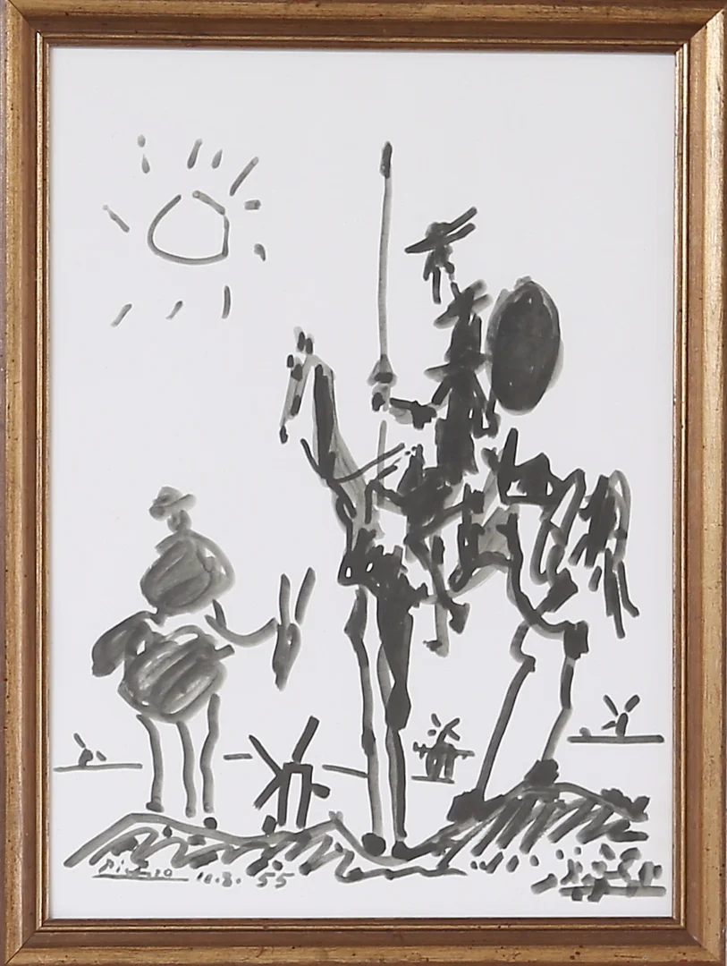 PABLO PICASSO. Efter, litografiskt tryck, signerad och daterad i plåten. — Engravings & Prints — Kalmar Auktionsverk