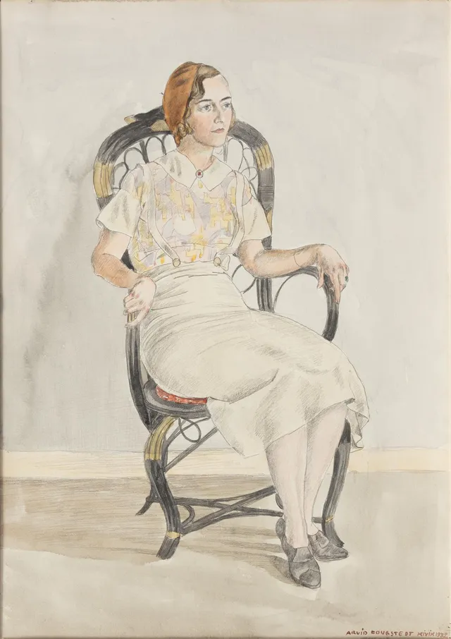 Arvid Fougstedt, Porträtt av fröken Lilly Andersson.