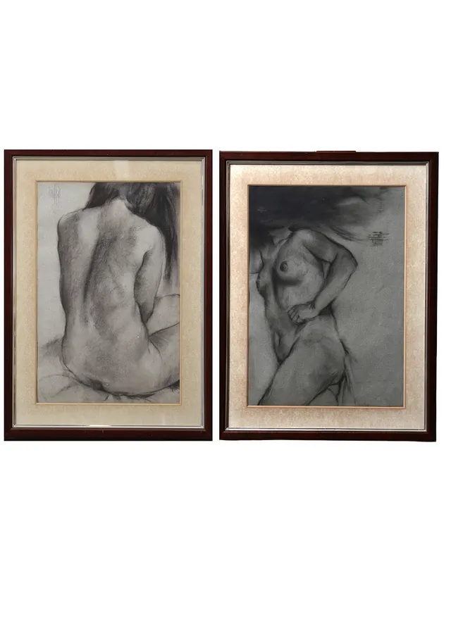 JOSÉ FUENTETAJA FERRERO. Female nudes.