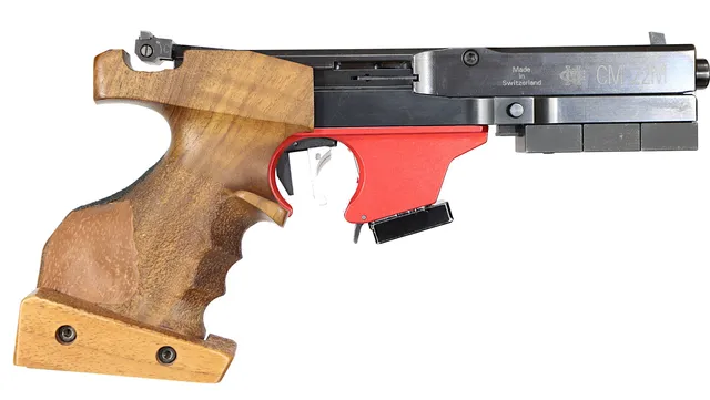 PISTOL, fabrikat Morini, modell CM 22M, kaliber .22lr, tillv.nr 00631, se-nr SE2138295.
