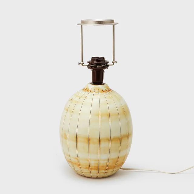 GERTRUD LÖNEGREN. Bordslampa, keramik, modell 163, Rörstrand, 1900-talets mitt.