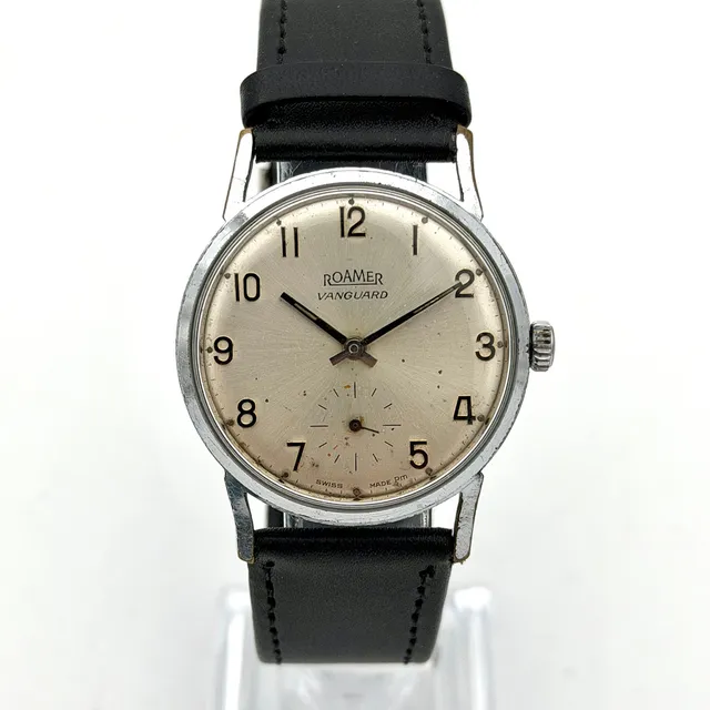 ROAMER VANGUARD, armbandsur, 1950/60-tal, manuell, stål.