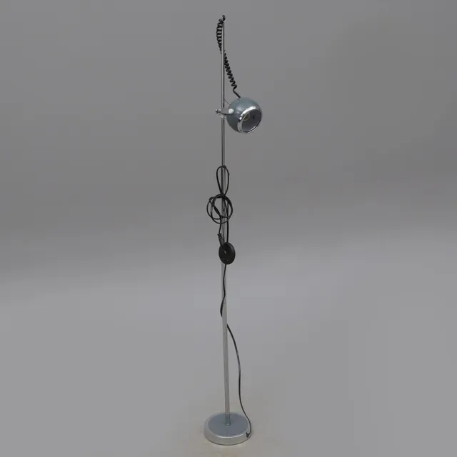GOLVLAMPA, metall/plast.