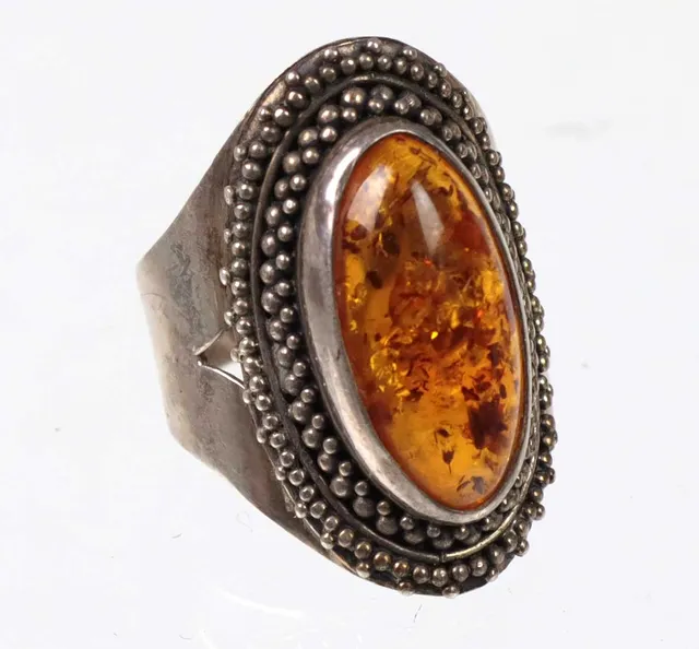 BERNSTEIN RING, SILBER 925.