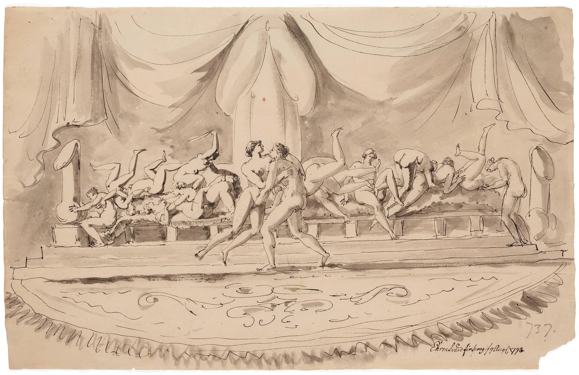 Carl August Ehrensvärd, ”Priapusfest”. — Bukowskis