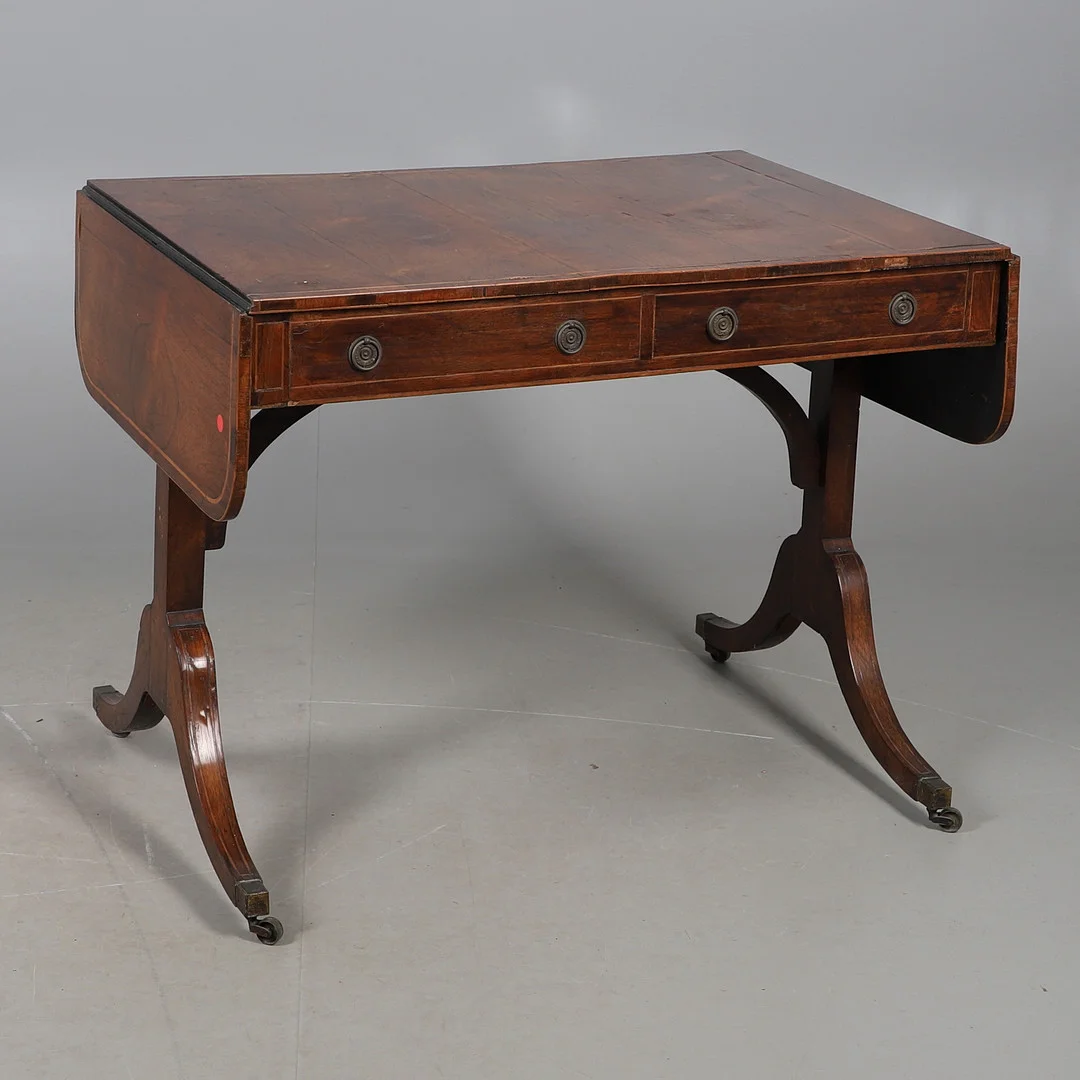 REGENCY INLAID ROSEWOOD SOFA TABLE. — Tables — Lawrences Auctioneers