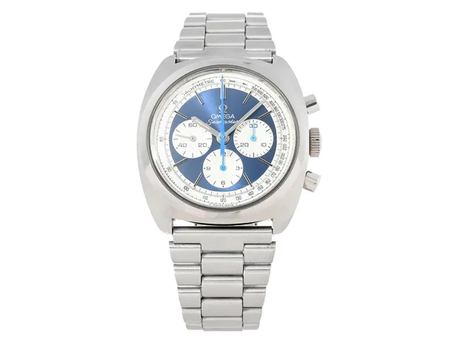 OMEGA, Seamaster (T Swiss Made T), "Tachymetre", Cal 861, Serie nr. 32210355, Ref nr. ST 145.029, Boett nr. 145.029, kronograf, herrur, 38 x 38 mm, stål, manuell, plexiglas, originallänk, viklås, Ref nr. 1162/172, ca 1970.