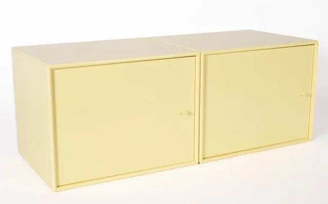 Peter J. Lassen. Two Montana module, model 6141, D. 38 cm. (2)