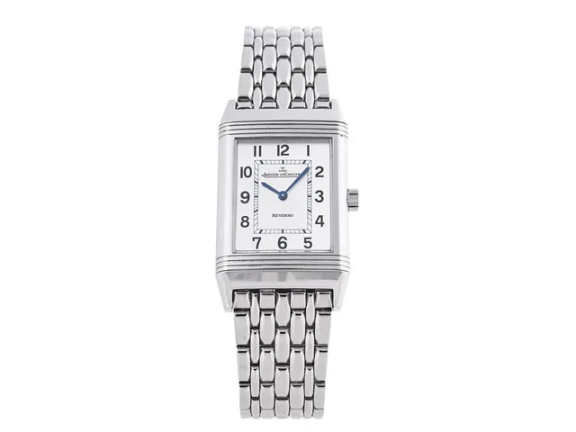 JAEGER-LE COULTRE, Reverso Classique, Cal 846/1, Serie nr. 3072646, Ref nr. Q2508110, Boett nr. 252.8.86, herrur, 23 x 33 (38,5) mm, stål, manuell, safirglas, originallänk, viklås, cert, januari 2015, box, ytterkartong.