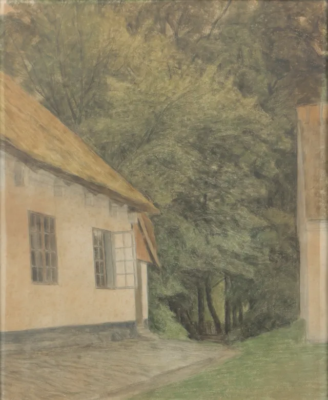 Svend Hammershøi. 'From Horbelev Rectory', 1903