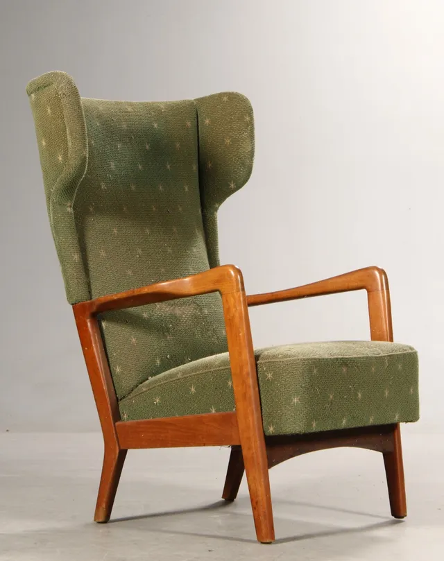 Søren Hansen. Øreklapstol, 1940'erne