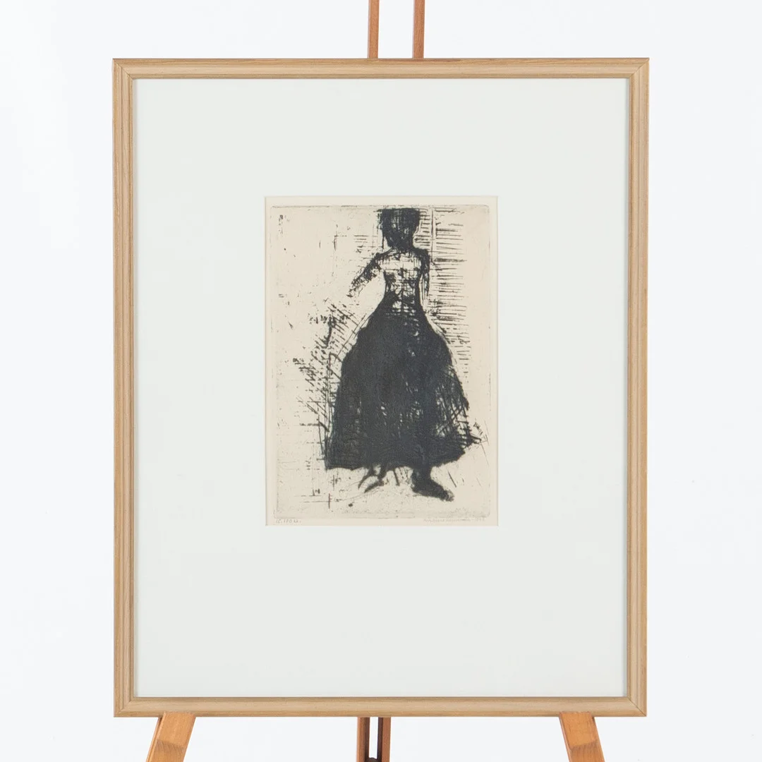 BIRGITTA LILJEBLADH. Etsning, komposition, signerad. — Engravings & Prints — Laholms Auktionskammare