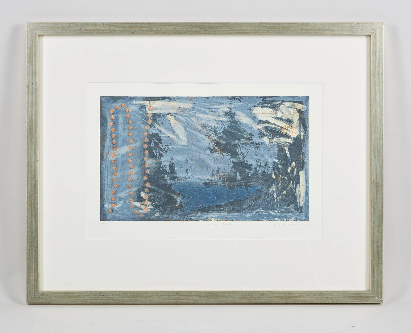 TUULA LEHTINEN. "Bärnsten", signerad samt daterad 1995, etsning, 28x50. — Engravings & Prints — Stockholms Auktionsverk Helsinki