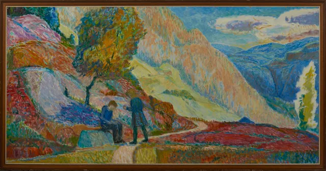 Midelfart, Willi — Par i fjellandskap, 1966