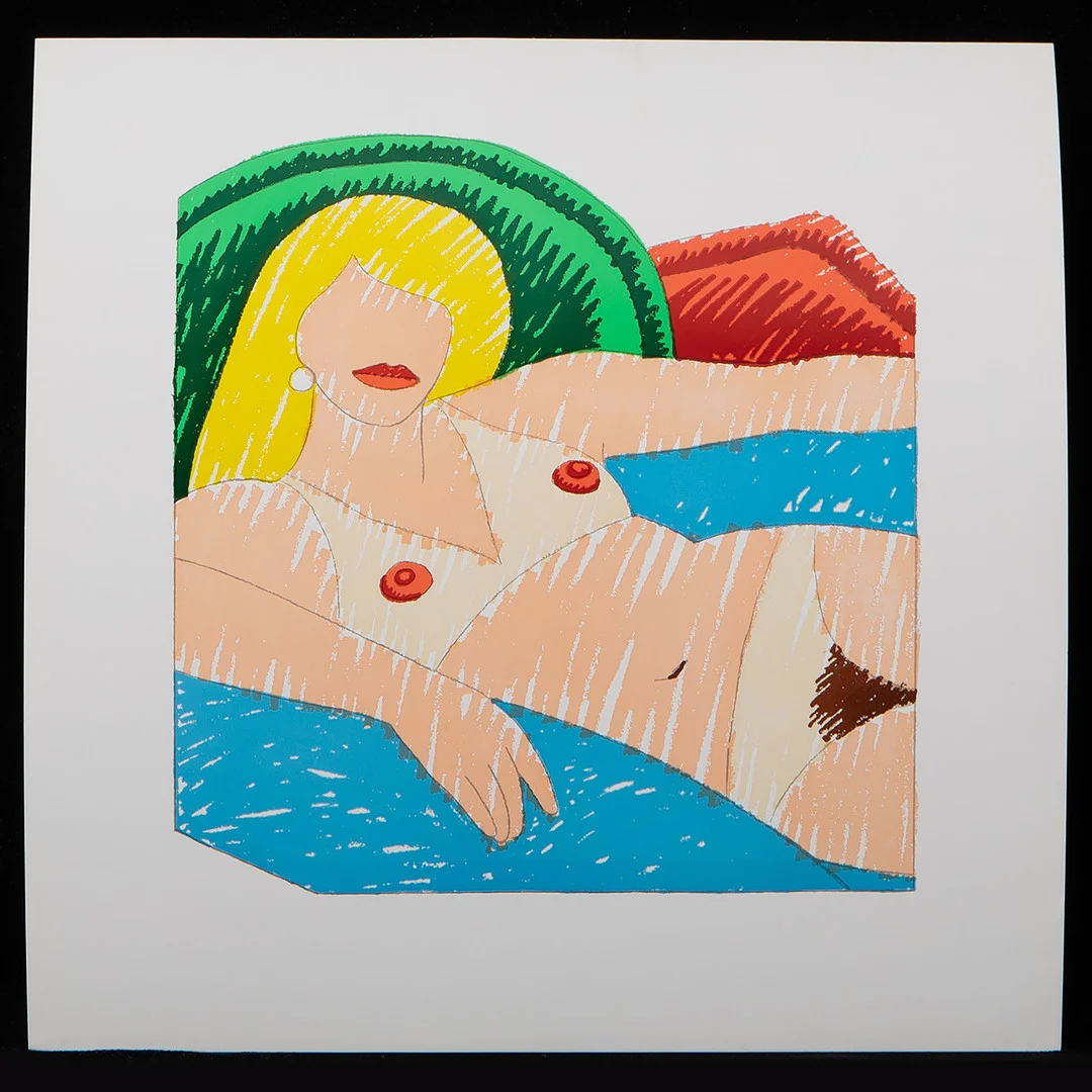 TOM WESSELMANN. "Shiny Nude" från "the Rubber Stamp Portfolio". — Engravings & Prints — Stockholms Auktionsverk Göteborg
