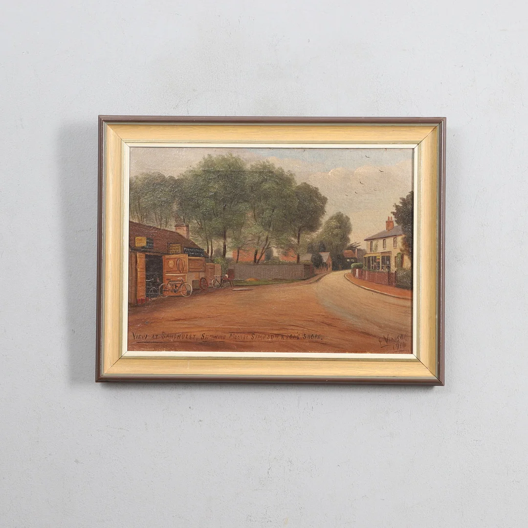 F VINGOL. VIEW AT SANDHURST, 1910. — Paintings — Lawrences Auctioneers