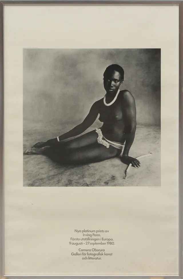 IRVING PENN. AFFISCH, Camera Obscura, 1980.