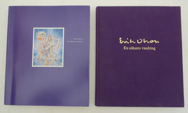 ERIK OLSSON. En sökares vandring I-II. Bibliofilupplaga. Nr. 116 av 300 ex.