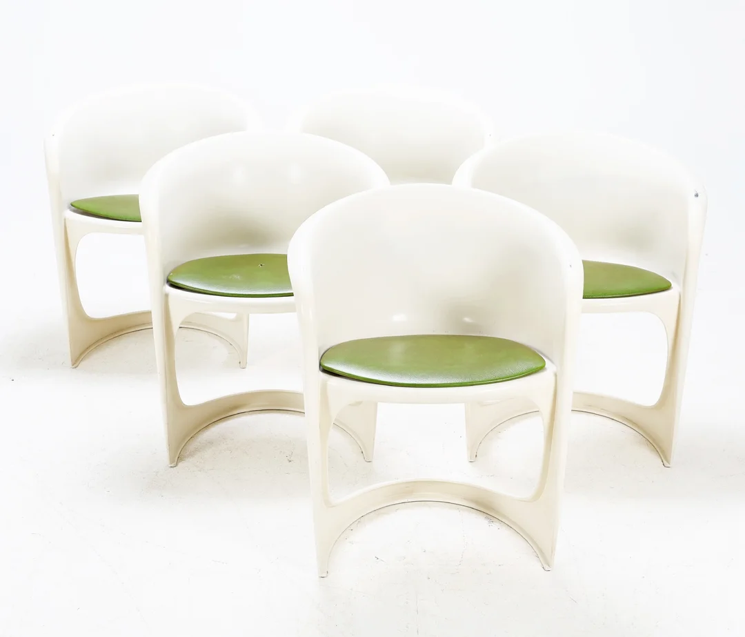 Steen Østergaard. Five plastic chairs model 291 (5) — Furniture/Chairs — Lauritz