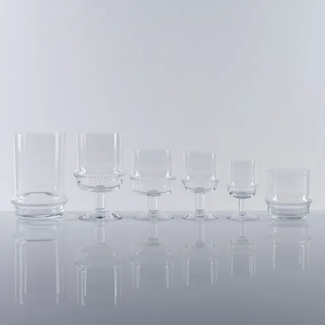 GLASSERVIS, 46 delar, Johansfors, 1900-talets mitt.