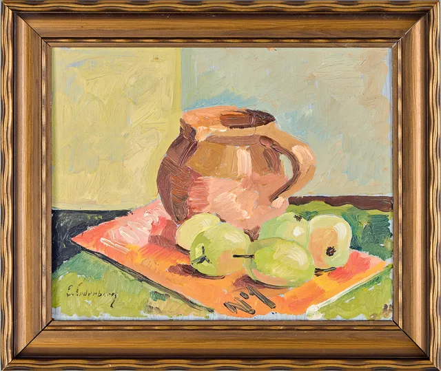 ERIC CEDERBERG. Stilleben med frukt.