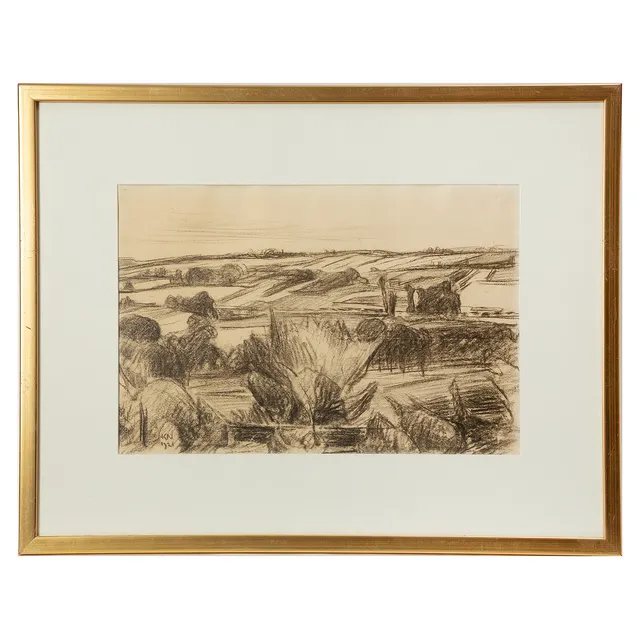 KARL NORDSTRÖM. Teckning, monogramsignerad.