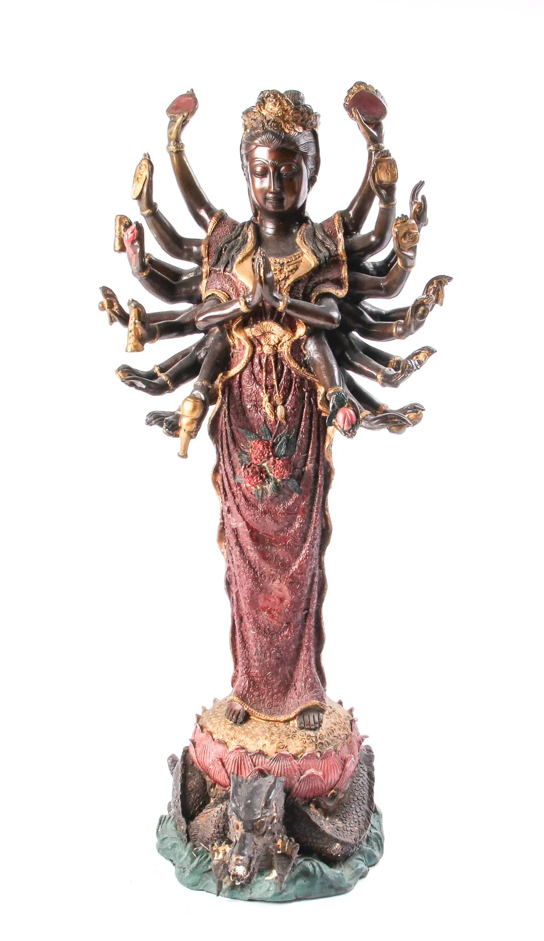 Chinese Doumu Yuánjūn bronze figure. — Hobby and collectibles/Asian art — Lauritz