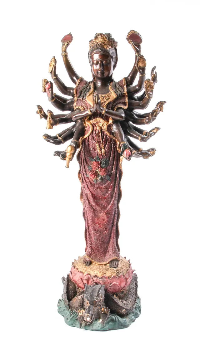 Chinese Doumu Yuánjūn bronze figure.