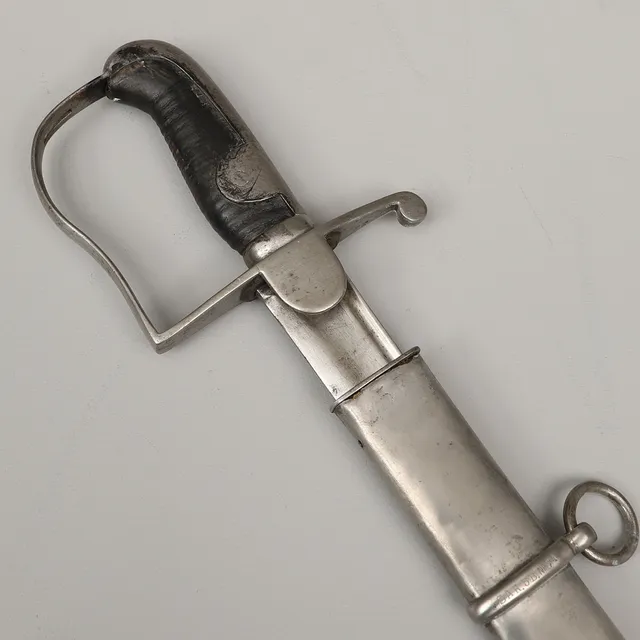 SABEL, svensk, m/1831, för manskap vid artilleriet, med stålbalja.